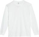 トムス・イベント・チーム・スタッフ・5.6オンス ヘビーウエイトLS-Tシャツ（+リブ）（ホワイト）
